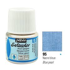 PEBEO SETACOLOR  PEARL OPAQUE 45ml PEARL BLUE