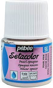 PEBEO SETACOLOR PEARL OPAQUE 45ML PEARL PINK