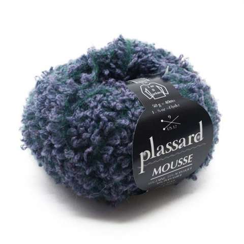 Plassard Mousse – Lila 35% vuna, 35% akrilik, 30% poliamid