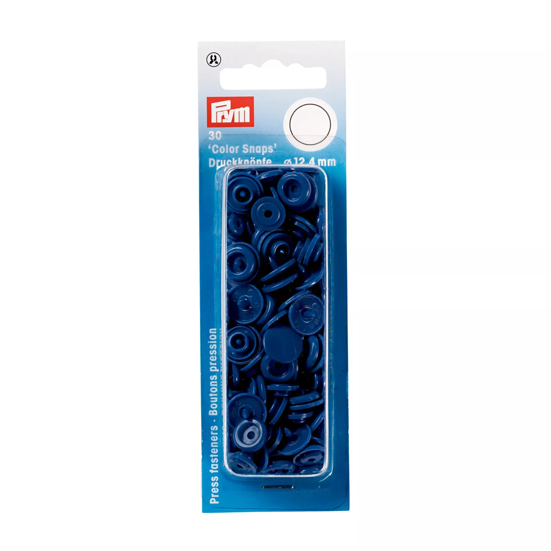 Plastični drikeri 12,4mm plavi     30kom