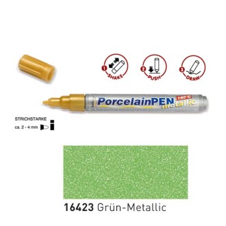 Porcelain Pen Metallic - Green