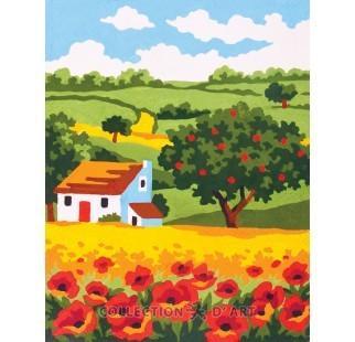 Printed tapestry canvas, 100% cotton, 14cm x 18cm, Collection D`Art