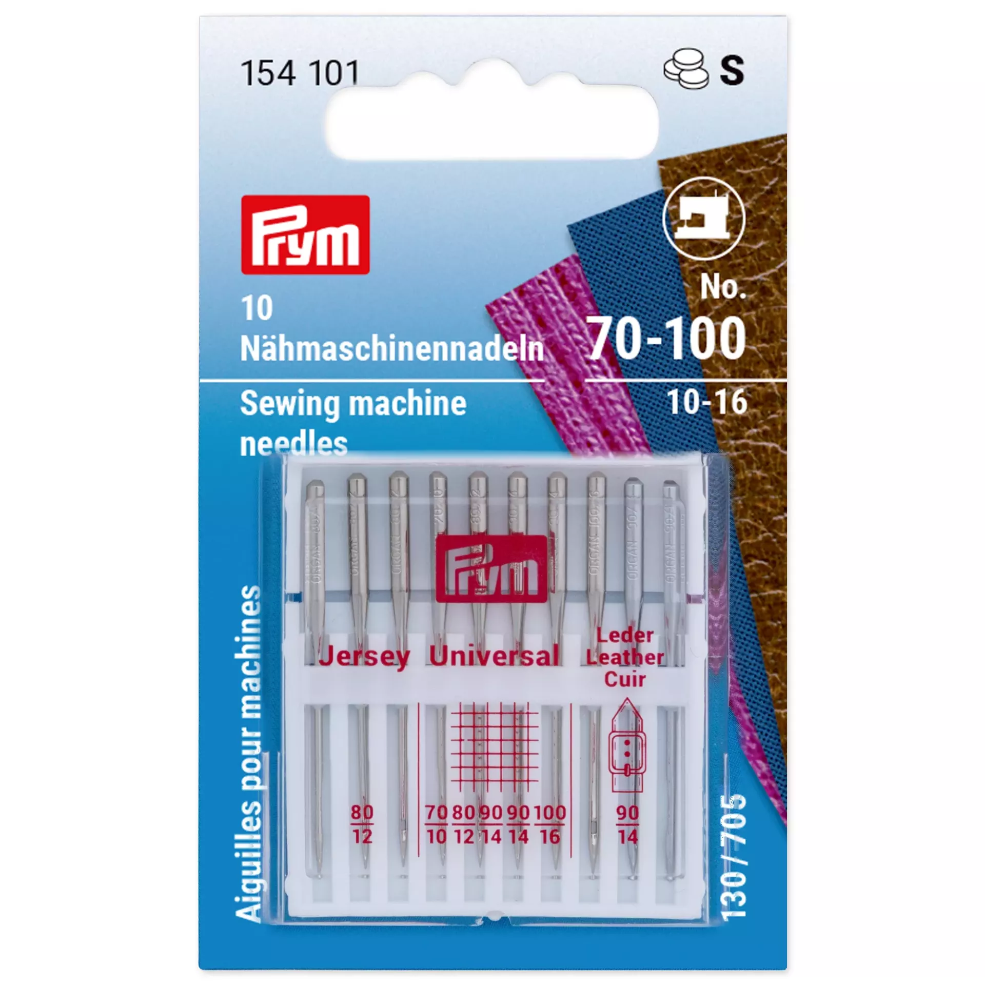 Prym set igala za mašinu za kožu, jersey i univerzalne