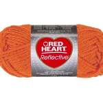 RED HEART Reflective – Narandžasta 85% akrilik, 15% poliester