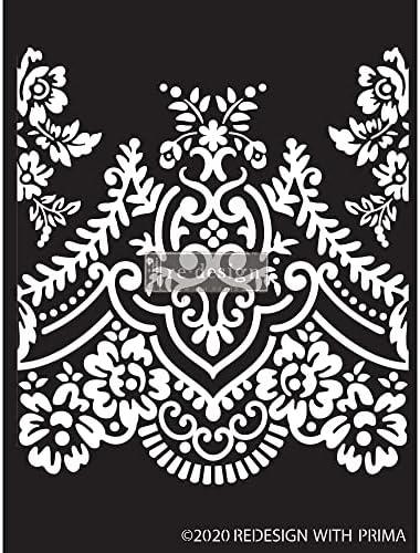 Redesign-Decor Stencil-Flourish Emblem