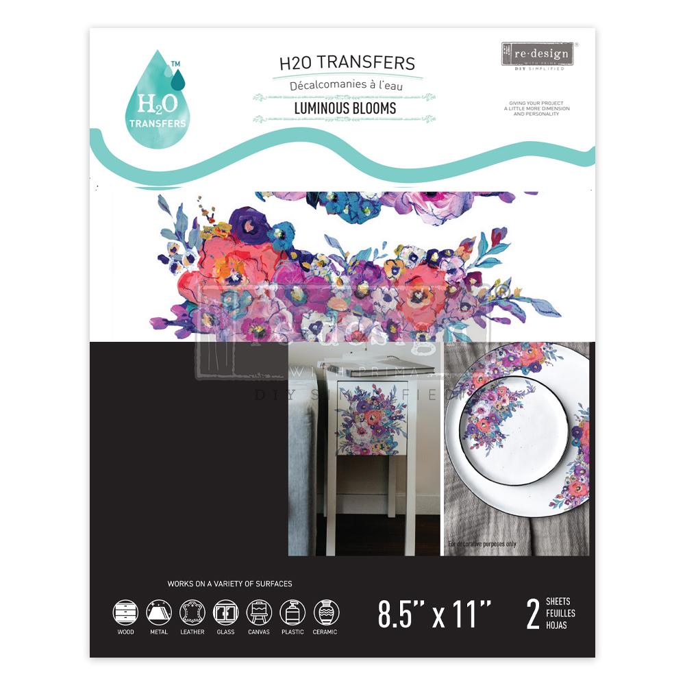 Redesign - H2O Transfer A4 - Luminous Blooms