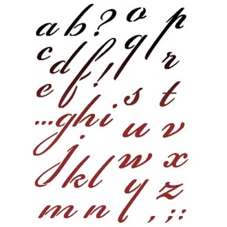 ŠABLON cm38x15-minuscule alphabet complet 2