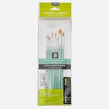 SET 8 SHORT BRUSH ASSOR Y POL