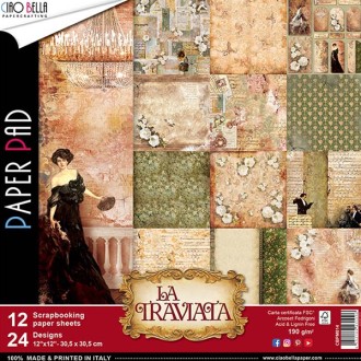 Set papira za  Scrapbooking - La Traviata