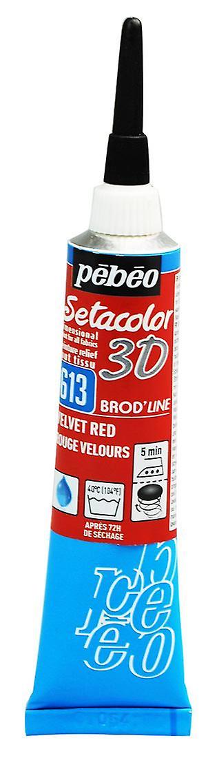 SETA 3D BROD`LINER 20MLVELVET RED