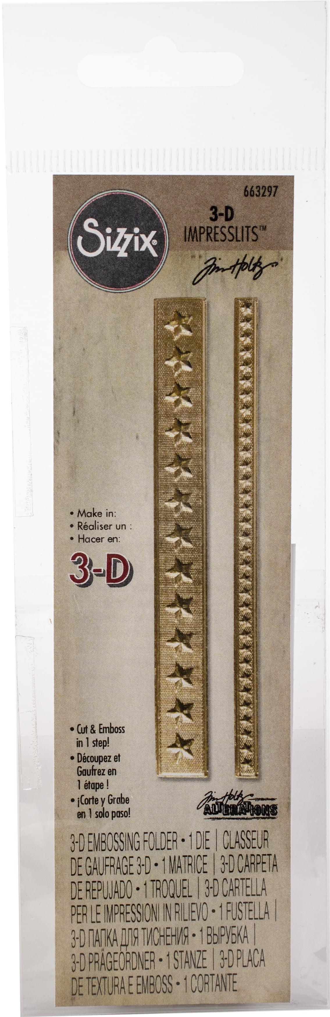 SIZZIX 3D EMBOSSING FOLDER ZA PRAVLJENJE TEKSTURE
