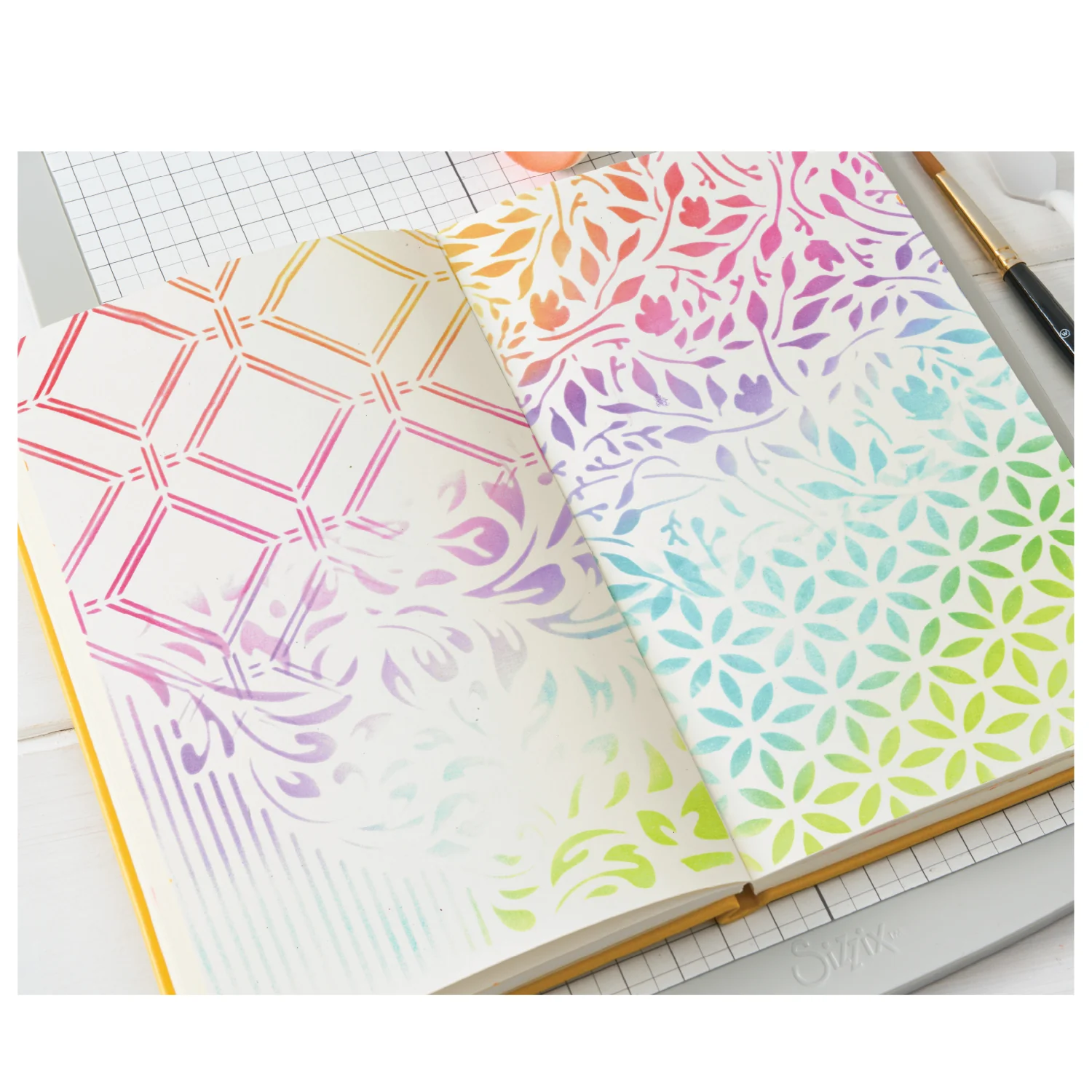 Sizzix Studio Layered set šablona - pozadine