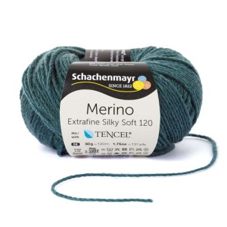 SMC Merino Silky Soft – Plava 50g/120m 68% vuna, 32% liocel 