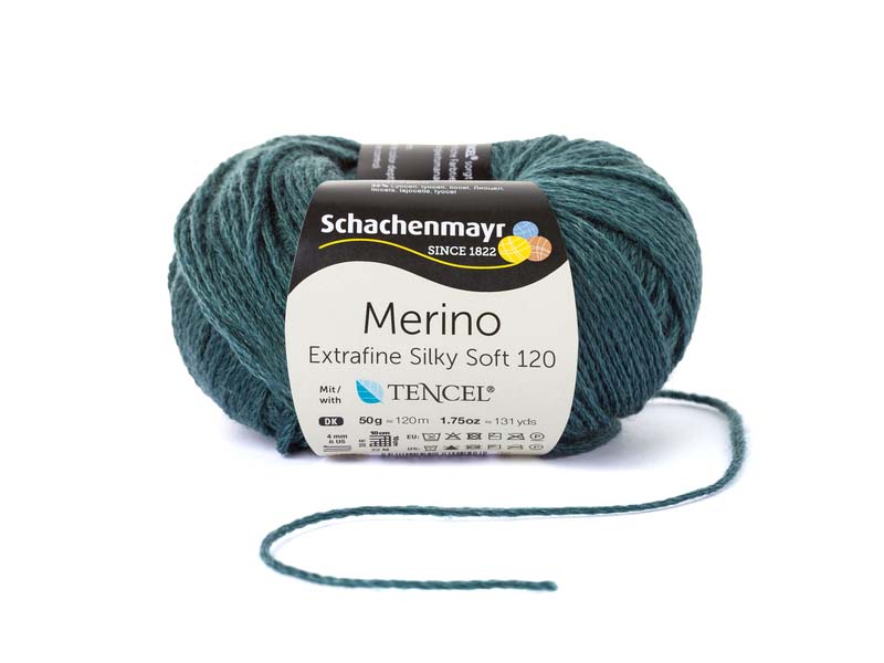 SMC Merino Silky Soft – Zelena  68% vuna, 32% liocel 
