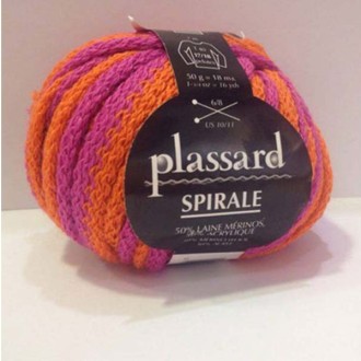 Spirale – Pink-narandžasta 50% merino vuna, 50% akrilik