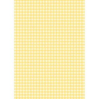 Štampani filc - Chequered Yellow