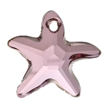 Swarovski Starfish Pendant- roze
