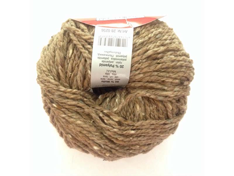 Tweed -Schoeller Braon  - 80% vuna, 20% poliamid