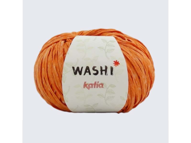WASHI-KATIA Orange - 70% Poliester, 30% viskoza 