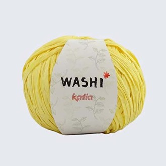 WASHI-KATIA Svetlo žuta - 70% Poliester, 30% viskoza 