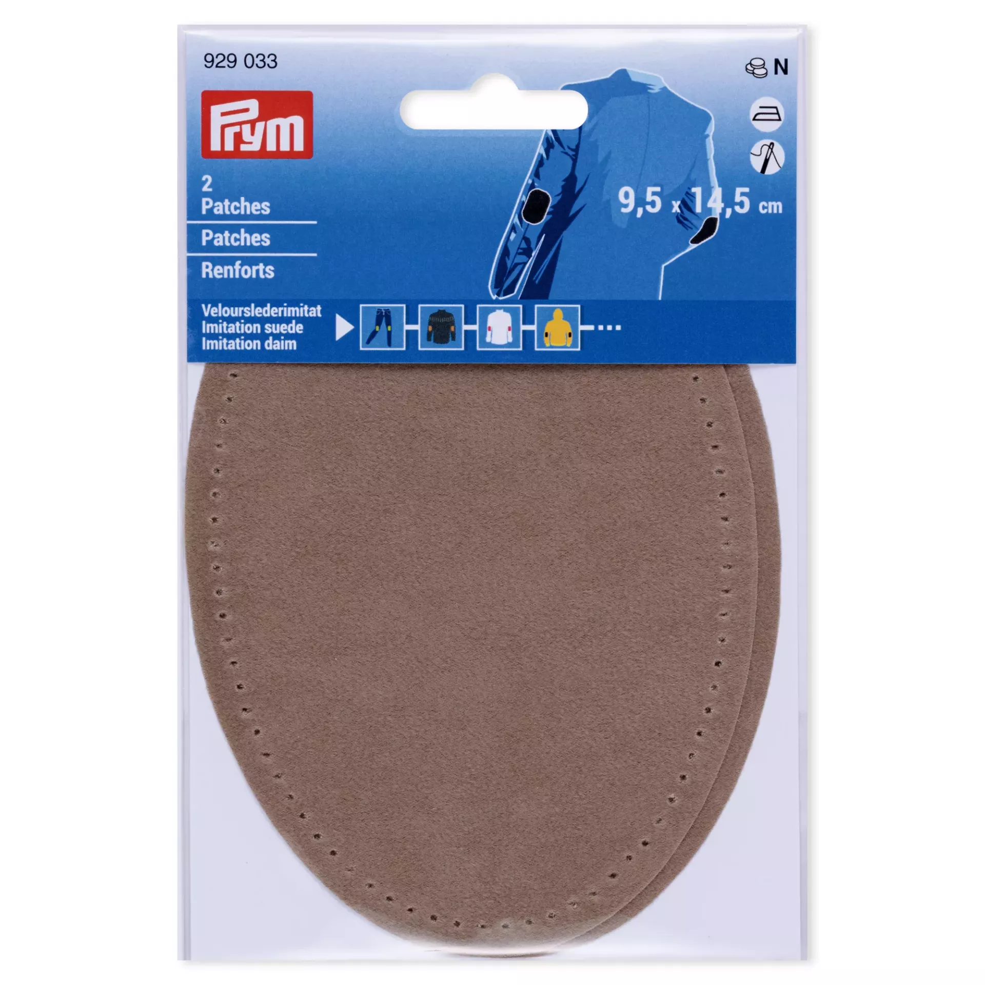 Zakrpe velur-imitacija kože 10x14 boja kamena