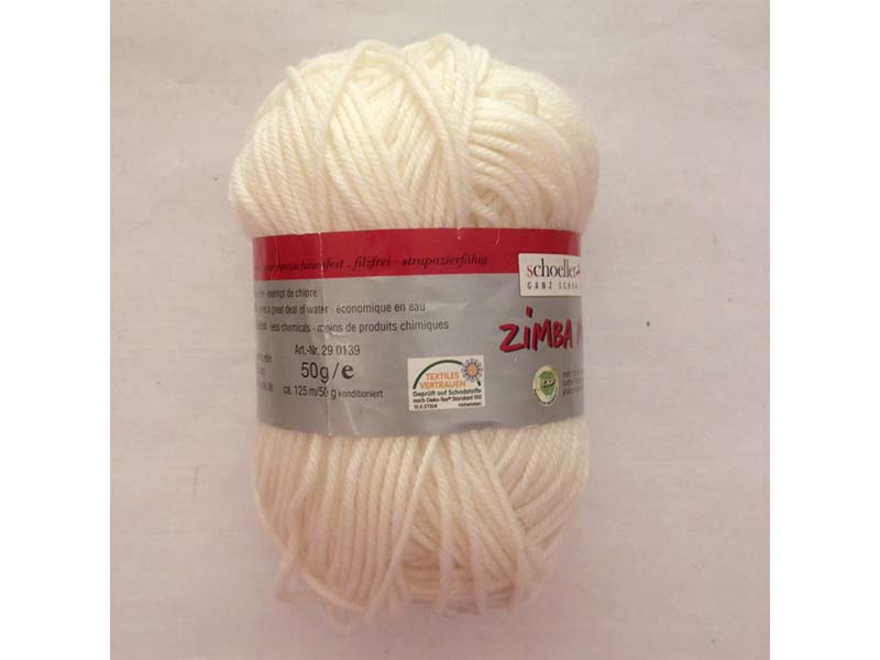 Zimba Medium Bela  - 80% vuna, 20% poliamid 
