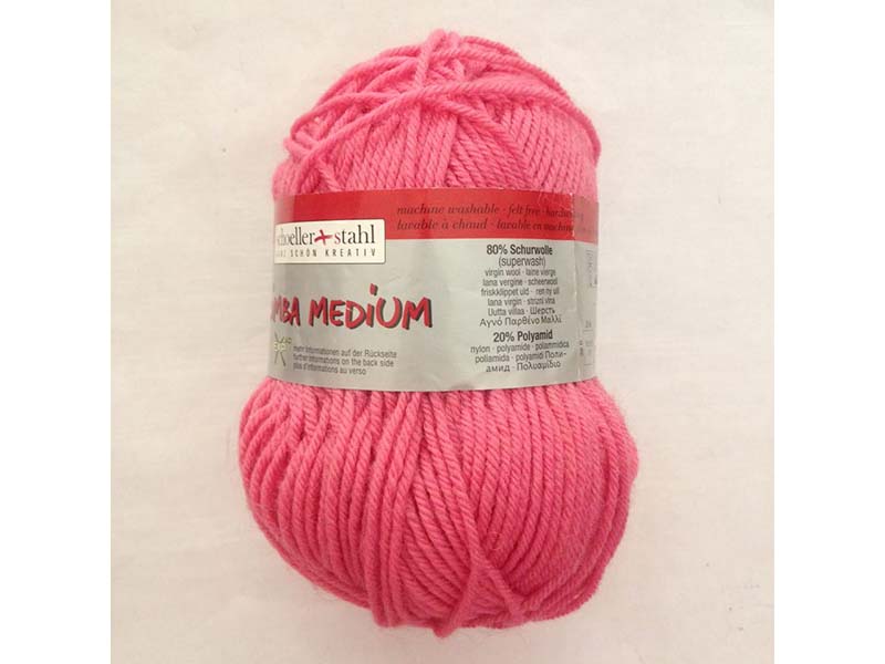 Zimba Medium Pink  - 80% vuna, 20% poliamid 