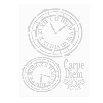 Transfer Za Tekstil - Carpe Diem Watch - White